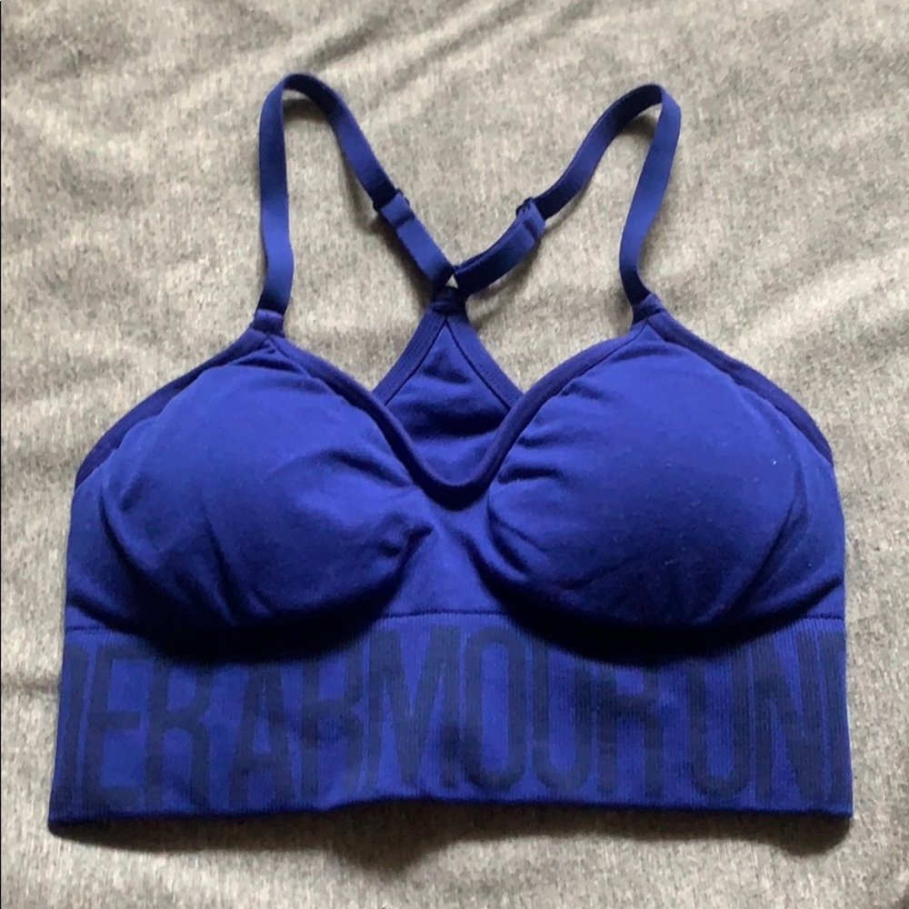 Under Armour Padded Logo Bra Size XS